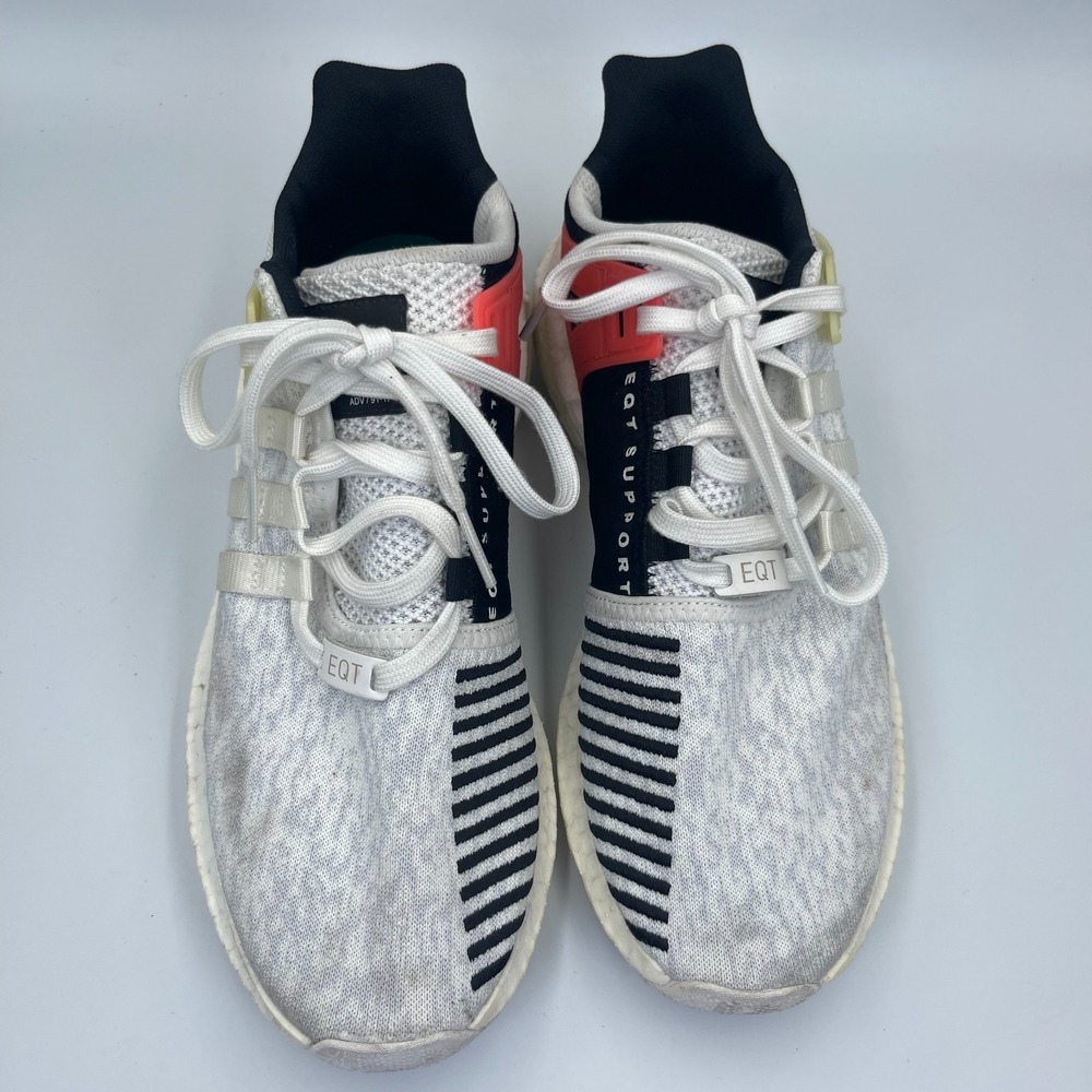 Adidas EQT Support 93/17 Men's 12 White Black Turbo Red Boost BA7473